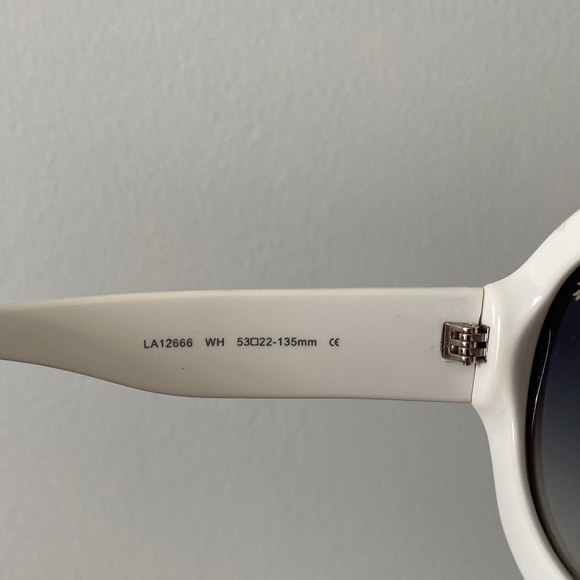 White Lacoste Sunglasses - Picture 5 of 8